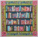 Library of Flowers SAMPLE - Pieced Top 64" x 64" (binding incl)