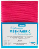 Lightweight Mesh Fabric - for Bags etc - by Annie - Lipstick