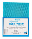 Lightweight Mesh Fabric - for Bags etc - by Annie - Parrot Blue