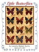 Little Butterflies PATTERN by Laundry Basket Quilts - 14" x 18.5"