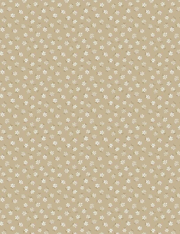 Lockwood Manor by Wilmington Prints - Tiny Floral Tan 1803-98721-212
