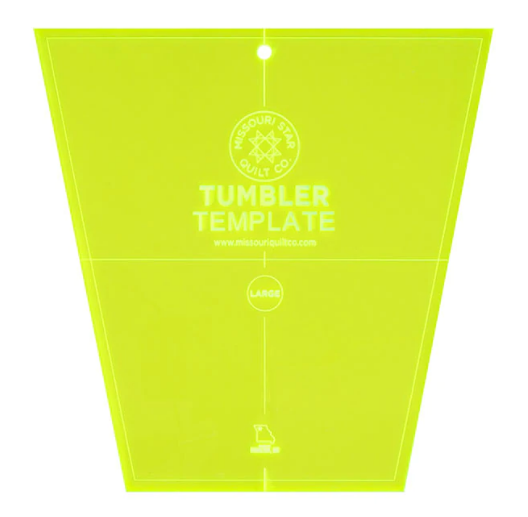 Lrg Tumbler Template - by MSQC- for 10" sq  - NOT129