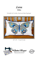 Luna Pillow PATTERN - 20" X 12"  by Quilter's Bouquet