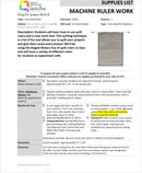 Machine Ruler Work (December 08, 2025)