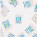 "Made At A Retreat" Woven Label by Sarah Hearts - LP190 - 8 pc