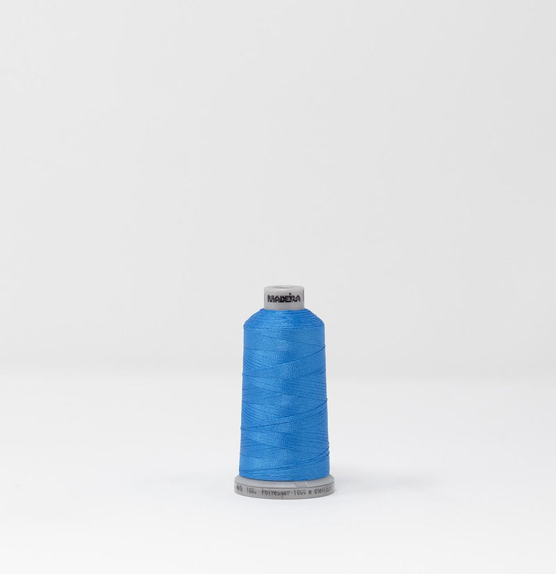 Madeira Poly Embroidery - Spool - 1000m - 1593 - Blue Macaw