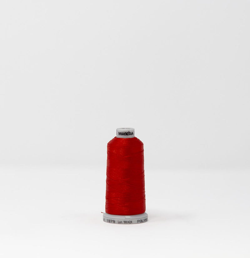 Madeira Poly Embroidery - Spool - 1000m - 1878 - Tomato Red