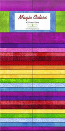Magic Colors - 40 Karat Gems - Wilmington Prints - 2.5" strips 40pc 842-14-842