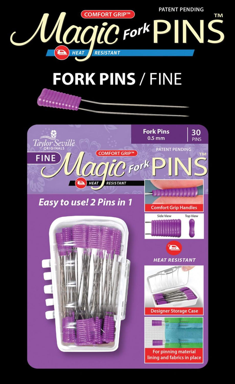 Magic Fork Pins-Taylor Seville  - .5mm - 30pcs