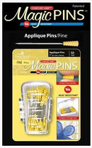 Magic Pins  - Applique Fine - 50pcs - 1" w/Comfort Grip Handles