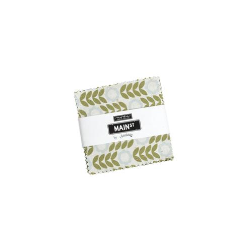 Main Street Mini Charms by Sweetwater for Moda - 2.5" Squares - 42pc  MC55640