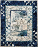 Making Tracks Quilt SAMPLE - FINISHED DIGITAL - Quilted & Bound - 56.5" x 70.5"