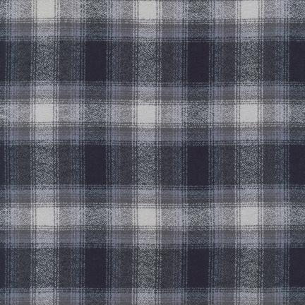 Mammoth Flannel from Robert Kaufman Fabrics- 13933-12 Grey