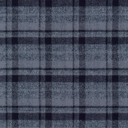 Mammoth Flannel from Robert Kaufman Fabrics - 13927-12 Grey