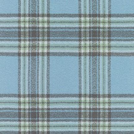 Mammoth Organic Flannel by Robert Kaufman Fabrics - 20084-370 Pool