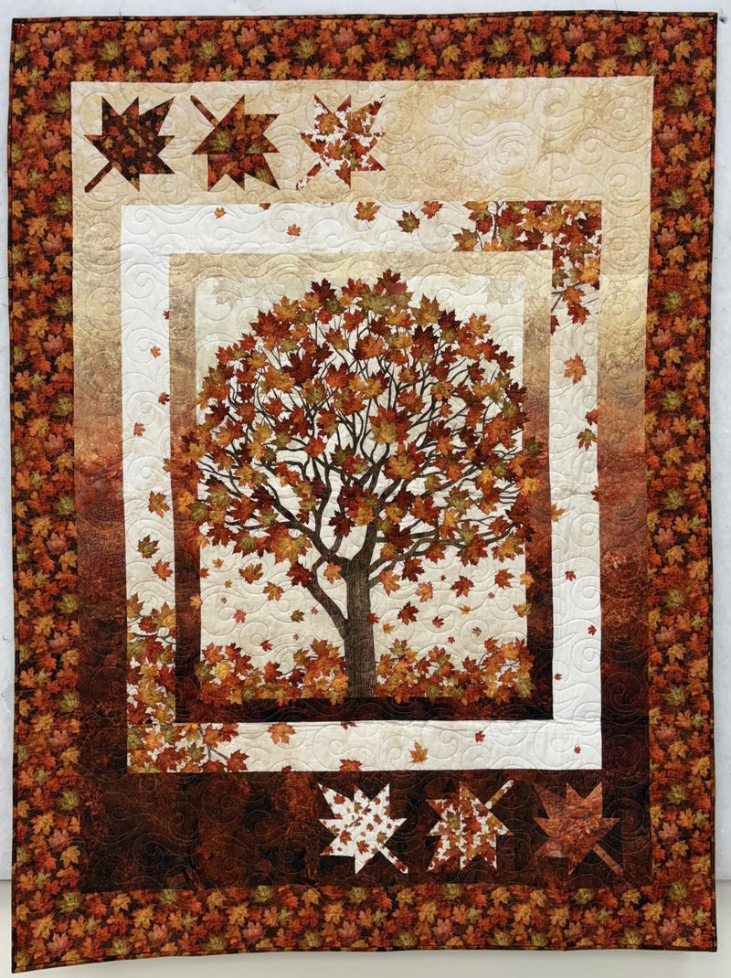 Maple Medley - DIGITAL SAMPLE - FINISHED 58.5" x 75.5"