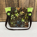 Meandering River Batik Bag - SAMPLE - FINISHED - 13" L x 10" H x 4.5" W