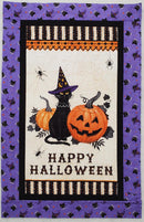 Meow-Gical Night SAMPLE - Pieced Top 33" x 51.5" (incl binding)