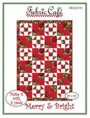 Merry & Bright PATTERN - Fabric Cafe - 3 yard quilts - 092323-01