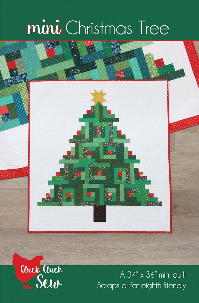 Mini Christmas Tree PATTERN by Cluck Cluck Sew (34" x 36") CCS214