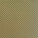 Mini Dots - White on Moss 23