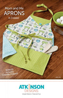 Mom and Me Apron Pattern - 3 Sizes Adult, Child, Toddler - ATK176
