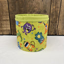 Monsters Inc Pop-Up Basket - SAMPLE - FINISHED - 8" Round x 8" H