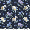 Morning Blooms by Wilmington Prints - Floral Toss Navy 89274-446