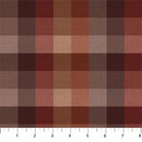 Mountains Calling by Figo - Redish Brown Plaid - 90685-36