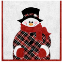 Mr Frosty Table Runner Pattern - 12 X 36" - by Quilter's Bouquet