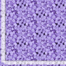 Mystic Meadow - Timeless Treasures - Packed Leaves CD4218 LAVENDER