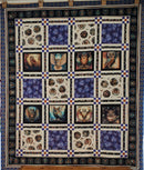 Mystic Owls SAMPLE - Pieced Top 64.5" x 76.5" (binding incl)