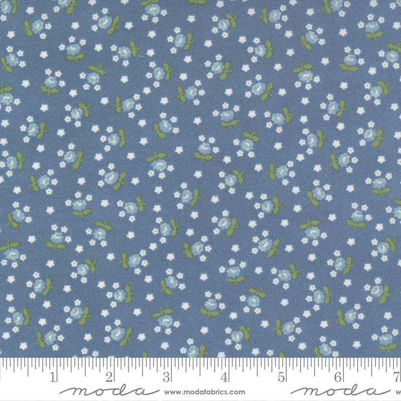 Nantucket Summer by Moda - Fairground Small Floral Lake 55266-15