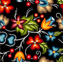 Native Floral 2 - Shannon Gustafson SG-0002 BLACK