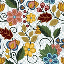 Native Floral 4 Shannon Gustafson - Multifloral on White SG-0004 White