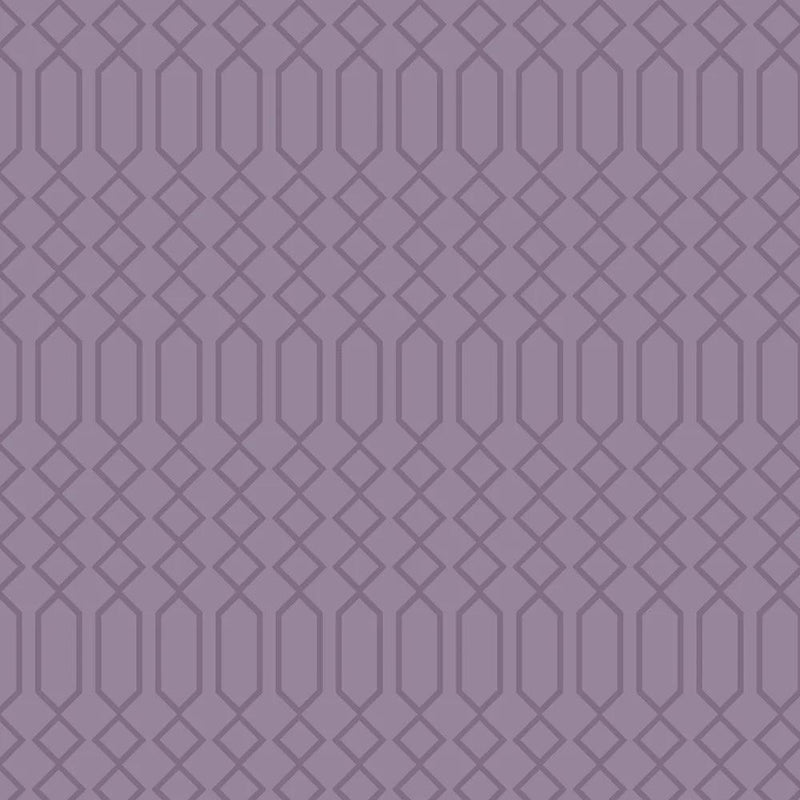 Native Floral Coordinates by Elizabeth's Studio - Diamonds on Purple SG-0005