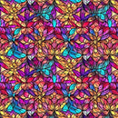 Night Flight - QT Fabrics - Stained Glass Multi 30755-X