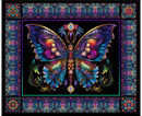 Night Flight PANEL 36" - QT Fabrics - Butterfly 30750-X