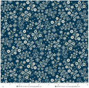 Nordic Holiday Village - Henry Glass - Blue Cream 3610-77