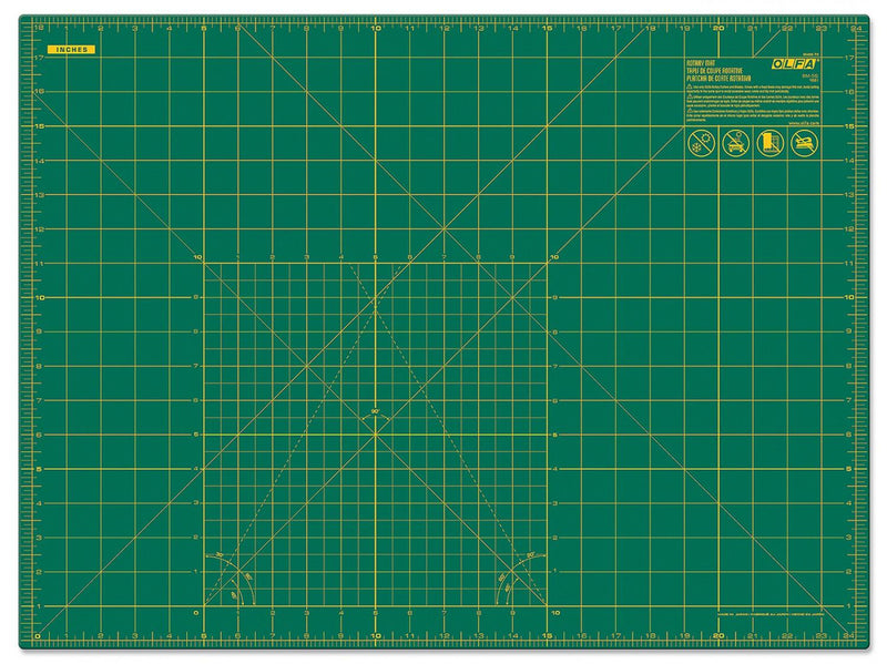 OLFA Cutting Mat 18 x 24  - Green - RM-SG-01