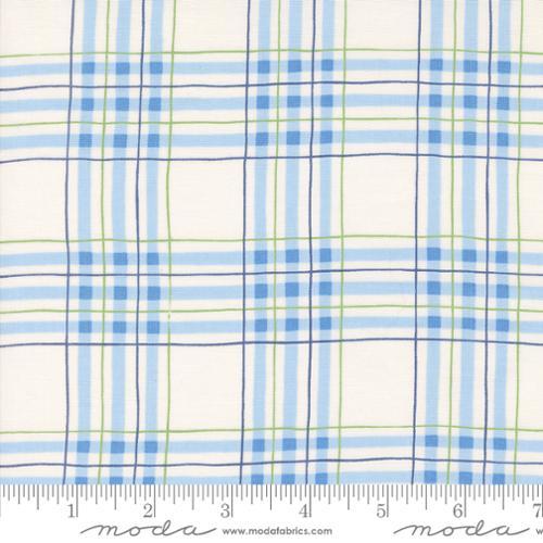 On Lake Time - Moda - Cloud White Plaid - 56124-11