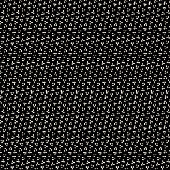 Opposite Options by Marcus Fabrics - Floret R310371 BLACK