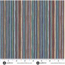 Orbit by Makower UK - Fine Stripe Blue - 237-B