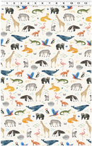 Our World - Clothworks - Animals Light Cream - Y4933-2