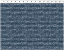 Our World - Clothworks - Words Navy Blue - Y4934-53