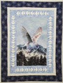 Owl in Flight KIT - 52" x 68" includes binding