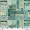 Palette Curated by Tim Holtz for FreeSpirit - Teal Ephemera PWTH275.CTEAL