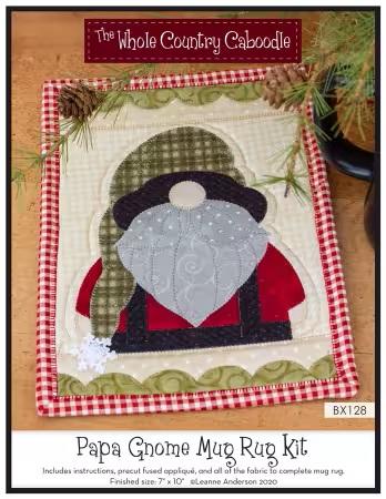 Papa Gnome Mug Rug Kit - by The Whole Country Caboodle BX128