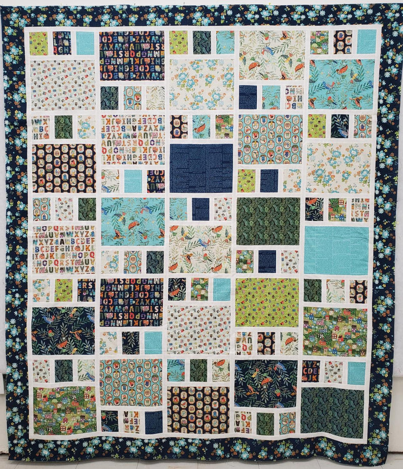 Paper Hamlet Quilt KIT - 77" x 90" includes binding