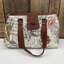 Parisian Collage Bag - SAMPLE - FINISHED - 13" L x 8" H x 5" W
